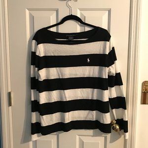 Ralph Lauren Black and White Shirt